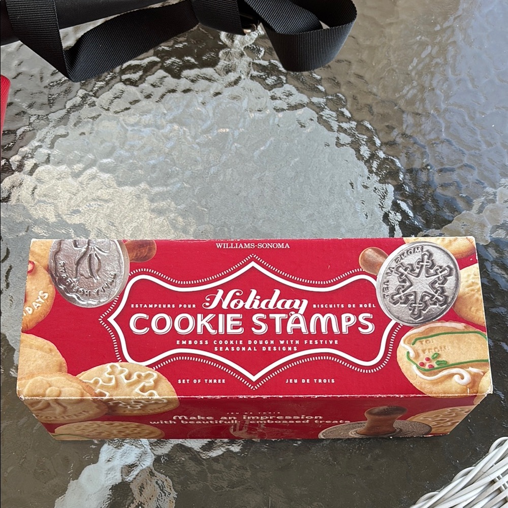 Williams Sonoma Red Holiday Cookie Stamps